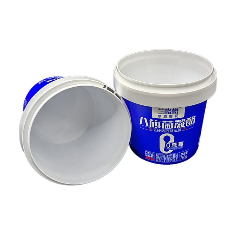PP Logo IML Plastic Bucket Printed 